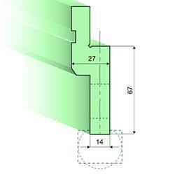 Punzones de radio con soporte R 7mm-50mm